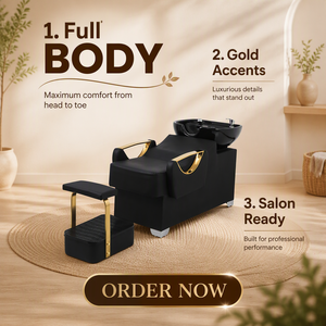 Sillón de Peluquería de Lujo Ajustable con <span class=keywords><strong>Lavacabezas</strong></span> y Silla <span class=keywords><strong>para</strong></span> Spa Capilar, Mobiliario de Salón de Belleza, Sillón <span class=keywords><strong>Lavacabezas</strong></span> <span class=keywords><strong>para</strong></span> Salón - Product Image 3