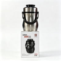 Botol Makanan Vakum Ailijin Stainless Steel 304 Anti Bocor Kapasitas Besar Termos Kotak Bento Penahan Panas Tahan Lama