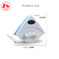 Raclette magnétique double face en plastique avec poignée, brosse de nettoyage de vitres écologique, outils et gadgets ménagers pour le nettoyage des fenêtres