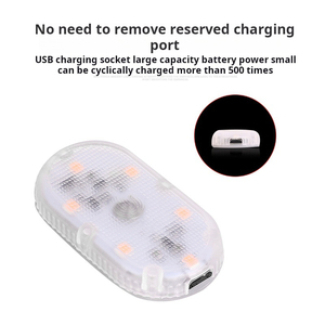 Yosovlamp ไฟ LED ขนาดเล็กสัมผัสบรรยากาศตกแต่งรถไม่มีสายไฟปรับเปลี่ยนสี USB สำหรับกอล์ฟในทางกลับกันเมือง Tucson-ใหม่ - Product Image 6