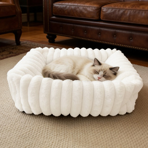 Nueva Cama para Perro, Lavable, Camas Grandes para Perros, Peluda, Pequeña, Mediana, Rectangular, Camas de Lujo para Mascotas - Product Image 2