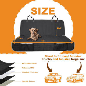 Hamac <span class=keywords><strong>pour</strong></span> <span class=keywords><strong>chien</strong></span> imperméable, doux et durable, grande taille, <span class=keywords><strong>housse</strong></span> de siège de <span class=keywords><strong>voiture</strong></span> <span class=keywords><strong>pour</strong></span> animaux de compagnie <span class=keywords><strong>pour</strong></span> la banquette arrière avec <span class=keywords><strong>protection</strong></span> UV - Product Image 4