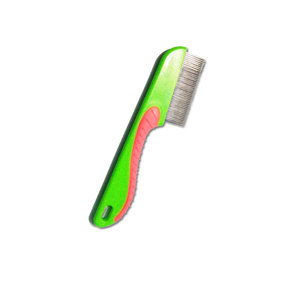 Pet <b>Comb</b> For Dog <b>Flea</b> Removal Blue Handle With Black Bristles Convenient Grooming Tool - Product Image 2
