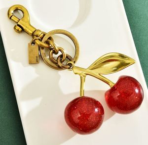 Manufacturers Direct Sales Cherry <b>Key</b> <b>Chain</b> Bag Pendant Female Bag Jewelry Beautiful Car <b>Key</b> <b>Chain</b> Cross-border Hot Wholesale - Product Image 4