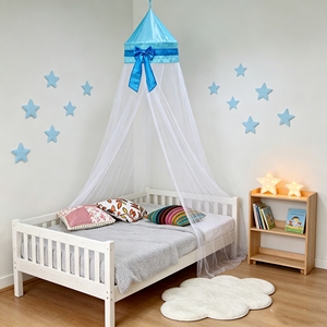 Zanzariera a baldacchino <span class=keywords><strong>per</strong></span> letto bambini - Tenda sospesa a forma di fiocco <span class=keywords><strong>per</strong></span> principesse, zanzariera decorativa anti-zanzare <span class=keywords><strong>per</strong></span> bambine e bambini - Product Image 4