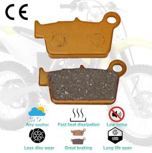 Repuestos para Motocicletas, Pastillas de Freno Traseras para Kawasaki KX <span class=keywords><strong>250</strong></span> 450 Yamaha WR <span class=keywords><strong>250</strong></span> <span class=keywords><strong>YZ</strong></span> 125 <span class=keywords><strong>Suzuki</strong></span> RMZ Sherco SE 450 - Product Image 4