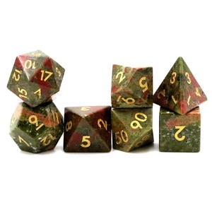Juego de dados poliédricos de 16mm, dados de Gema personalizados rpg para juego - Product Image 1