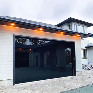 Modèle Avancé 120 - Panneaux en Verre Trempé Dépoli Antivol Automatique avec Cadre en Aluminium Anodisé, Design Moderne Finition Noire - Product Image 3