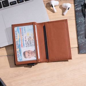 Billetera minimalista de aluminio con bloqueo Rfid, tarjetero de negocios, a precio de fábrica - Product Image 5