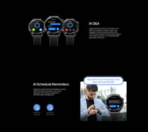 Reloj Mibro Watch GT con Pantalla AMOLED, Asistente de Voz con IA, Monitor de Actividad Física, Monitor de Sueño, Cronógrafo, Despertador, Contestador de Llamadas, Calendario - Product Image 4