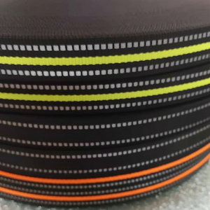 Correa reflectante de poliéster colorido, tela para coser, accesorios de ropa para mascotas al aire libre, cinturón reflectante certificado EN20471 - Product Image 1