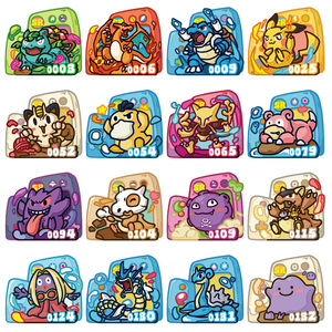 Nouveauté : Aimant de réfrigérateur 3D lenticulaire en forme spéciale de Pokémon, sculpture en cristal Game Boy, cadeau de Noël en acrylique pour <span class=keywords><strong>jeu</strong></span> de société - Product Image 4