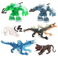 Vente en Gros PVC Solide Simulation Mythe Dragon de Mer Cerbère Figurines Animaux Figurines Jouets