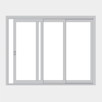 TOMA AS2047 China Australia Estándar Perfil de aluminio Ventanas correderas de doble esmalte Ventanas negras coloniales