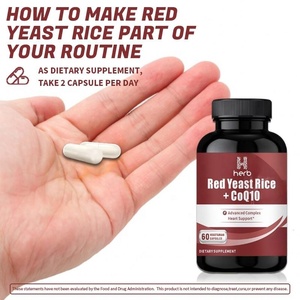 Suplemento para el Corazón de Marca Privada OEM/ODM, para la Salud del Corazón, Triglicéridos, Homocisteína, con Arroz de Levadura Roja y COQ10 - Product Image 4