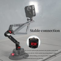 Brazo articulado personalizado Cámara ajustable Articulación con interfaz de tornillo de 1/4 pulgadas, tecnología CNC para monitores LCD, luces LED