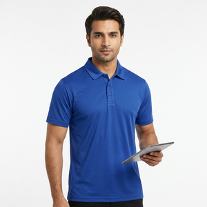 Embroidery Printing Plain Cotton Polyester Spandex Quick Drying Breathable <b>Sport</b> Golf Men Uniforms Work <b>Polo</b> Shirt - Product Image 1