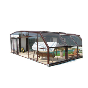 Aislante de aluminio de vidrio doble hermosa portátil sol diseño/jardín de invierno/habitación de vidrio hecho en china - Product Image 6