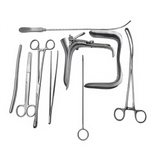 Forceps de kit d'instruments chirurgicaux de gynécologie de haute qualité, Sims + Graves Spéculum Medium - Product Image 1