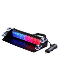 Luces Estroboscópicas LED para Automóvil B004, Lámparas de Señalización Rojas/Azules/Amarillas/Blancas, Luz de Advertencia Intermitente de Emergencia para Parabrisas, 12 V
