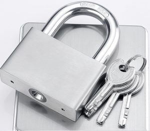 50 मिमी लंबे शकल वर्ग लॉक कैकैनाडो उच्च सुरक्षा पैड लॉक कैंडैडो 304 स्टेनलेस स्टील डिस्क पैडलॉक - Product Image 5