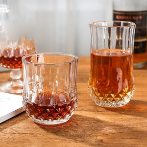 Glassware <strong>Flutes</strong> Luxury Crystal Clear Retro Wine Glasses <strong>Champagne</strong> Shot <strong>Wholesale</strong> Vintage Wine Goblet Glass Cup - Product Image 5