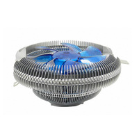 Aidecoolr 95*25mm Digital LED Cooling Fan 12V Rated Aluminium CPU Cooler 4-Pin Desktop Computer Processor Heatsink Fans Cooling