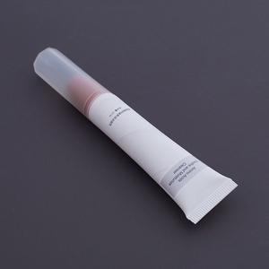 Tubo Cosmético Roll-on al por Mayor con Aplicador de Bola Metálica y Tapa Octogonal Translúcida, Tubo Exprimible Blanco Personalizado con Impresión - Product Image 4