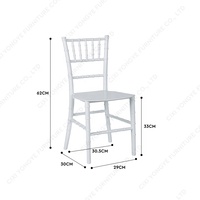 Salle à manger empilable personnalisée en plastique résine rose Hôtel Banquet enfants chaise et Tables événements Chiavari fête meubles pour enfants