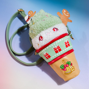 Tùy Chỉnh Sang Trọng PU Dễ Thương Túi Giáng Sinh Mới Đến Ice Cream Hình Dạng PU Chéo Cơ Thể Túi Thiết Kế Riêng của Bạn Phim Hoạt Hình Vai Túi Cho Trẻ Em - Product Image 2