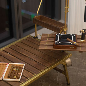 Jifeng JF-071 High-End Luxe Hout En Metalen Asbak Met Klassiek Ontwerp Groot Formaat Voor Kantoor Sigaar Gebruik Custom Logo - Product Image 3