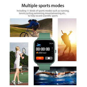 Lemfo — montre connectée avec moniteur de fréquence cardiaque et de pression artérielle, étanche IP67, nouveauté 2021 - Product Image 5