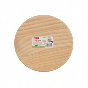 Base in legno ILAN rotonda da 20 cm per artigianato e progetti fai da te - Product Image 2