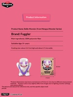Figurines en peluche Monster Series, monstres dentaires mignons, authentiques et officiels, rembourrage en coton PP, jouets ludiques et tendance