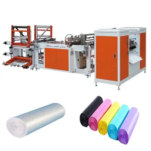 Máquina automática de fabricación de bolsas de basura Biodegradable, de plástico y nailon