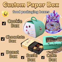 Boîte d'affichage en papier d'impression personnalisée support perforé déchirable emballage de snack-bonbons chocolat biscuits boîtes d'affichage de produits de vente au détail
