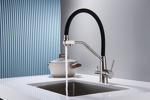 2023 Canada Style beccuccio in Silicone 3 in 1 miscelatore da cucina Pre-risciacquo <span class=keywords><strong>rubinetti</strong></span> per lavello <span class=keywords><strong>filtro</strong></span> per acqua <span class=keywords><strong>a</strong></span> 3 vie rubinetto da cucina - Product Image 5