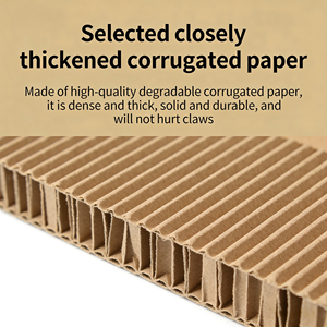 Rascador para Gatos en Forma de Barco Lunar de 49 cm, Madera Natural y Sisal, Construcción Duradera, Fácil de Montar, Juguete Seguro para Gatos - Product Image 5