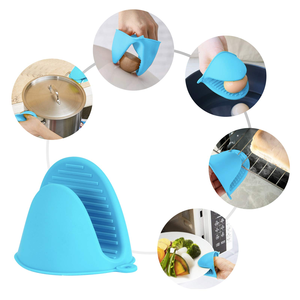 Gants de cuisine isolants anti-brûlure, protège-doigts, mini-mitaines de four en silicone - Product Image 5