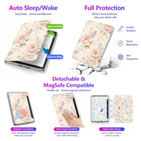 Étui magnétique modulaire pour Kindle Paperwhite, personnalisable OEM, avec coque avant détachable, dos magnétique complet, compatible réveil/veille automatique, Magsafe