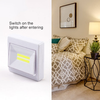 Goldmore magnétique COB lumière sans fil avec interrupteur robinet lumière pour chambre placards armoire étagère cuisine sous-sol couloir