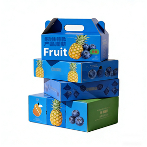 Caja de Cartón Corrugado para Frutas con Impresión Personalizada, Caja de Embalaje para Verduras y Champiñones con Logotipo - Product Image 1