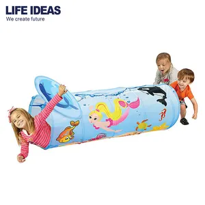 I bambini pieghevoli personalizzati giocano a gattonare tenda Pop-Up per bambini giocano a Tunnel per gattonare all'aperto per interni per bambini