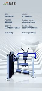 Máquina de Remo Isolateral ASJ-SM8009 con Doble Pila de Pesas, Sistema de Pines, Entrenador Independiente de Fuerza para Brazos y Espalda para Gimnasio - Product Image 2