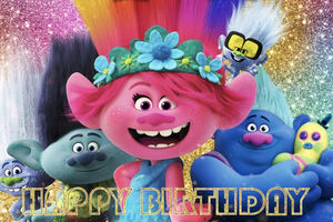 Tr0lls tema fondo <span class=keywords><strong>de</strong></span> vinilo decoración <span class=keywords><strong>de</strong></span> fiesta <span class=keywords><strong>de</strong></span> feliz cumpleaños para niños niño y niña accesorios <span class=keywords><strong>de</strong></span> estudio fotográfico boda Decorations-X0219 - Product Image 4