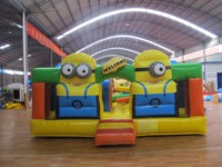 Château gonflable Nova Rides pour enfants, maison gonflable Little Yellow People à vendre
