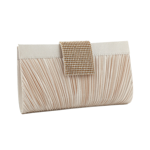 Bolso de Fiesta Elegante para Mujer, Brillante y Plisado, Tipo Bandolera, de Alta Calidad, Diseño de Bolso Tote - Product Image 2