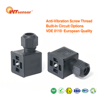 Connecteur Hirschmann Wotian de Nanjing - HT DIN 43650 Forme A 3 Broches IP65 Étanche 250V 16A pour Bobine de Valve Personnalisée