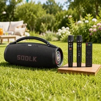 Speaker Party SODLK S1622 520W dengan Wireless 5.3, Baterai 45000mAh, 7 Driver Speaker, Lampu RGB, TWS, Dua Mikrofon