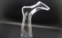 Présentoir de Magasin de Haute Qualité pour Bas et Chaussettes, Modèle de Pied Féminin Transparent, Mannequin de Pied Femme